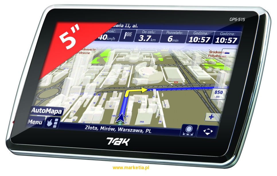 Nawigacja Trak Electronics GPS-515 bez mapy